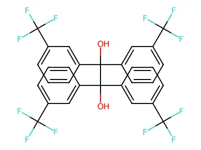 3,3',3'',3'''-Tetrakis(trifluoromethyl)benzopinacole structure