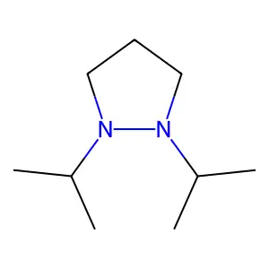 Pyrazolidine, 1,2-bis(1-methylethyl)- structure