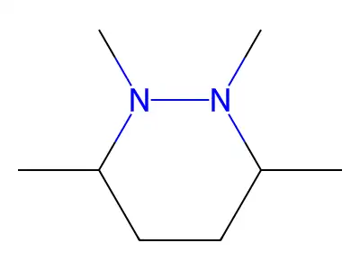 Pyridazine, hexahydro-1,2,3,6-tetramethyl-, cis- structure