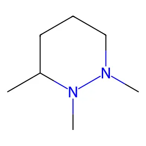 Pyridazine, hexahydro-1,2,3-trimethyl- structure