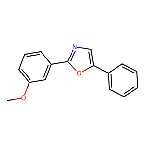 2-(3-Methoxyphenyl)-5-phenyloxazole structure
