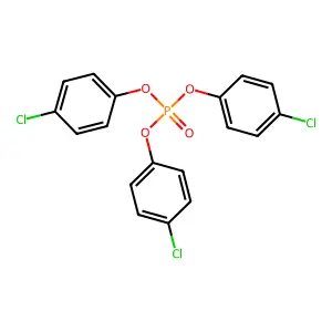 三(4-氯苯基)磷酸酯 structure