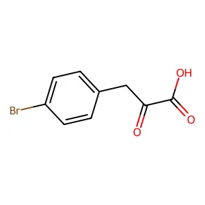 3-(4-Bromophenyl)-2-oxopropanoic acid structure