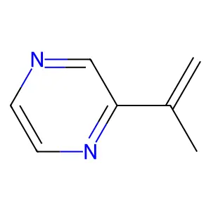 Isopropenyl pyrazine structure