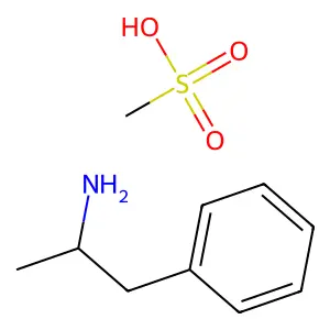 Amphetamine methanesulfonate structure