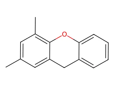 2,4-dimethyl-9H-xanthene structure