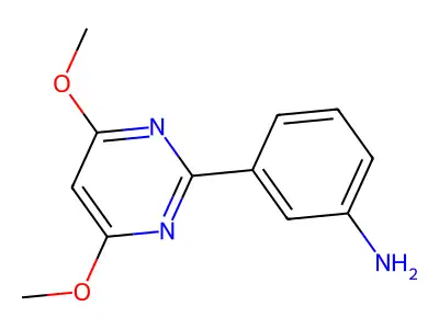 3-(4,6-Dimethoxypyrimidin-2-yl)aniline structure