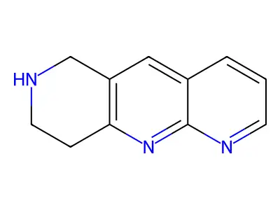 1,2,3,4-Tetrahydropyrido(4,3-b)(1,8)naphthyridine structure