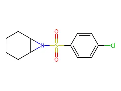 7-(4-Chlorobenzenesulfonyl)-7-azabicyclo(4.1.0)heptane structure