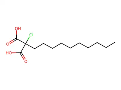 2-Chloro-2-decylmalonic acid structure