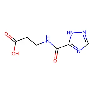 N-(1H-1,2,4-triazol-3-ylcarbonyl)-beta-alanine structure