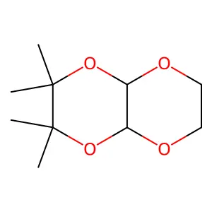 2,2,3,3-Tetramethylhexahydro[1,4]dioxino[2,3-b][1,4]dioxine structure