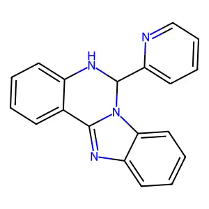 6-Pyridin-2-yl-6,12-dihydrobenzimidazolo[1,2-c]quinazoline structure