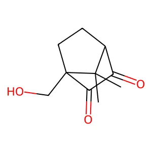 1-Hydroxymethyl-7,7-dimethyl-bicyclo[2.2.1]heptane-2,3-dione structure