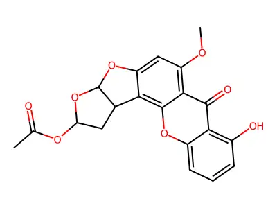Acyl-hemiacetal sterigmatocystin structure