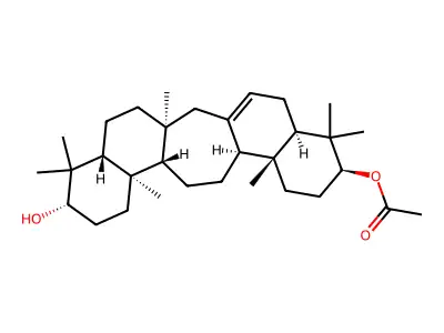 Serratenediol-21-acetate structure