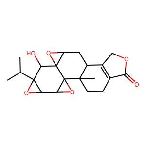 雷公藤内酯 structure