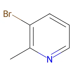3-Bromo-2-methylpyridine structure