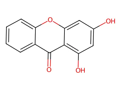 1,3-Dihydroxy-xanthone structure