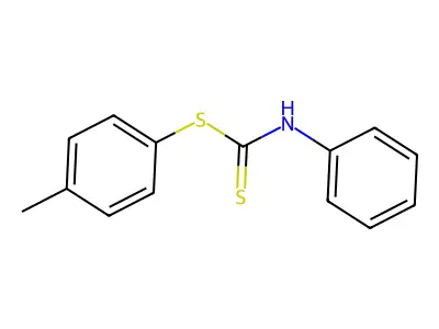 P-Tolyl N-phenyldithiocarbamate structure