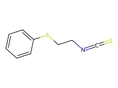 [(2-Isothiocyanatoethyl)sulfanyl]benzene structure