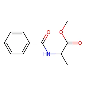 N-苯甲酰丙氨酸甲酯 structure