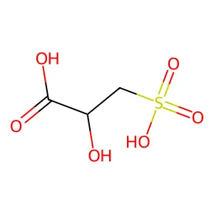 2-Hydroxy-3-sulfopropanoic acid structure