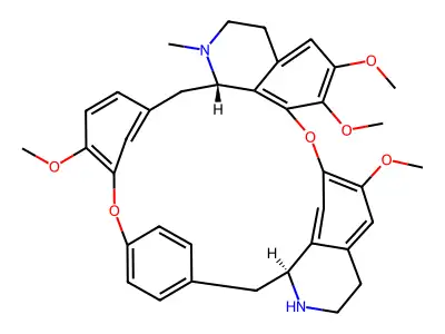 N'-Nor-D-tetrandrine structure
