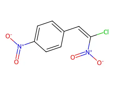 1-(2-Chloro-2-nitroethenyl)-4-nitrobenzene structure