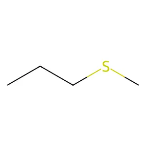 Methyl propyl sulphide structure