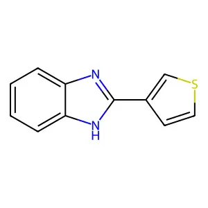 1H-Benzimidazole, 2-(3-thienyl)- structure