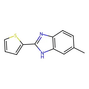 6-Methyl-2-(thiophen-2-yl)-1H-benzo[d]imidazole structure