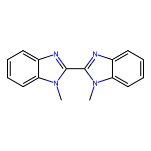 1,1'-dimethyl-2,2'-dibenzimidazolyl structure