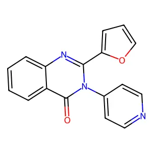 2-(Furan-2-yl)-3-pyridin-4-ylquinazolin-4-one structure