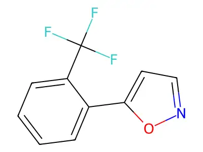 5-[2-(Trifluoromethyl)phenyl]isoxazole structure