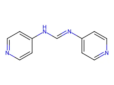 N,N'-Di(pyridin-4-yl)formimidamide structure