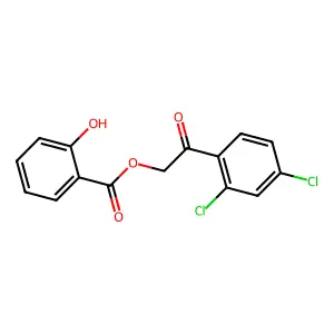 2-(2,4-Dichlorophenyl)-2-oxoethyl 2-hydroxybenzoate structure