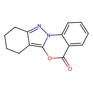 7,8,9,10-Tetrahydroindazolo[2,3-a][3,1]benzoxazin-5-one structure