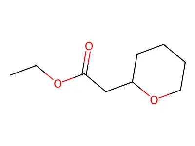 Ethyl tetrahydro-2H-pyran-2-ylacetate structure