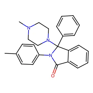 3-(4-Methylpiperazin-1-yl)-3-phenyl-2-p-tolylisoindolin-1-one structure