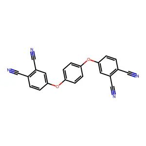 4,4'-[1,4-Phenylenebis(oxy)]bis[1,2-benzenedicarbonitrile] structure