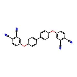 4,4'-Bis(3,4-dicyanophenoxy)biphenyl structure