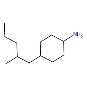 4-(2-甲基戊基)环己胺 structure