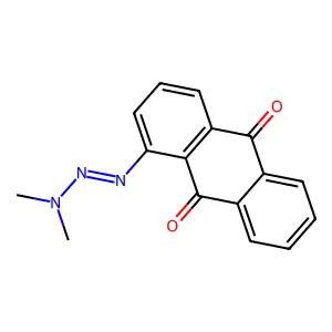 1-[(1E)-3,3-Dimethyltriaz-1-en-1-yl]anthracene-9,10-dione structure