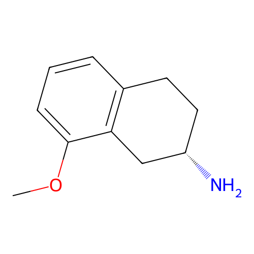 (S)-(-)-8-Methoxy 2-aminotetralin structure