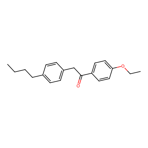2-(4-Butylphenyl)-1-(4-ethoxyphenyl)ethanone structure
