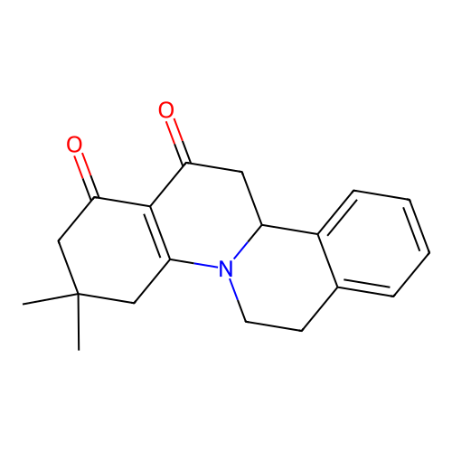 3,3-dimethyl-3,4,6,7,11b,12-hexahydro-1H-isoquino[2,1-a]quinoline-1,13(2H)-dione structure