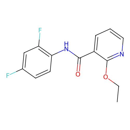 N-(2,4-difluorophenyl)-2-ethoxynicotinamide structure