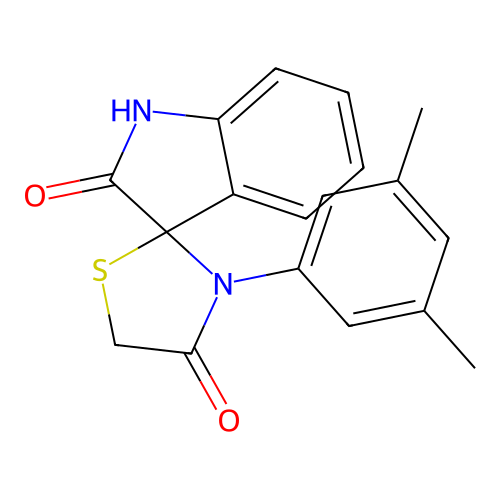 3'-(3,5-Dimethylphenyl)spiro[indoline-3,2'-thiazolidine]-2,4'-dione structure