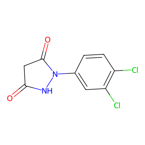 1-(3,4-Dichlorophenyl)pyrazolidine-3,5-dione structure